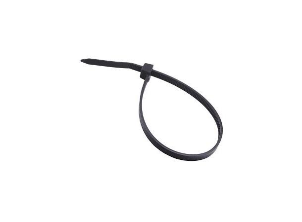 Scotchflex Plaststrips, utendørs, sort 200 mm x 3,6 mm, Pakke med 100 stk. 